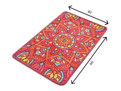 Clearance Alfombra de baño Mandal Multicolor