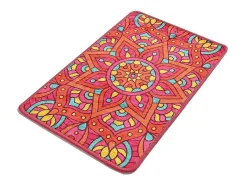 Clearance Alfombra de baño Mandal Multicolor