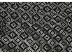 Alfombra de baño Marble DJT negro azul marino blanco