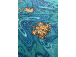 Alfombra de baño Marbling DJT multicolor