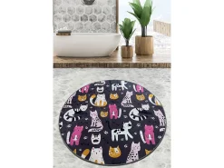 Alfombra de baño Park Cat Djt (160 cm) multicolor