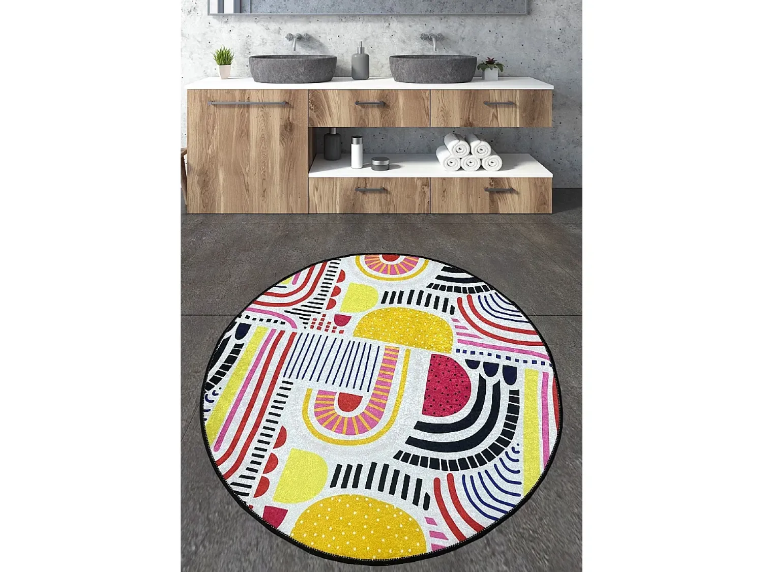 Best Alfombra de baño Perido Multicolor