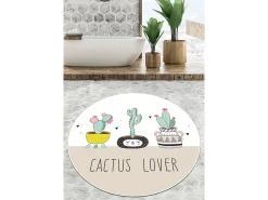 Alfombra De Baño|Ropa De Cama^Alfombra de baño Pink Cactus Djt (160 cm) Multicolor