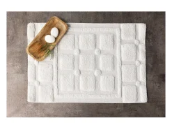 ebuy24 Alfombra De Baño|Ropa De Cama^Alfombra de baño Putte 90x60cm color . Blanco