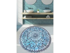 Alfombra de baño Raiya (140 cm) multicolor