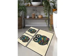 Online Alfombra de baño Set (3 piezas) Flyer Multicolor