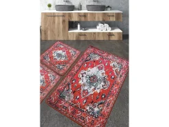 New Alfombra de baño Set (3 piezas) Authentic azul Multicolor