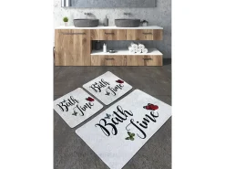 Alfombra de baño Set (3 piezas) Amalfi Djt multicolor