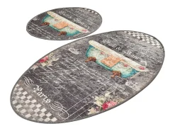 Alfombra de baño Set (2 piezas) Bain multicolor