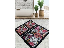 Alfombra De Baño|Ropa De Cama^Alfombra de baño Set (3 piezas) Floreale Djt Multicolor