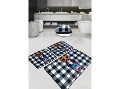 Alfombra de baño Set (3 piezas) Heat multicolor
