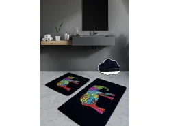 Alfombra De Baño|Ropa De Cama^Alfombra de baño Set (2 piezas) Olifant Multicolor