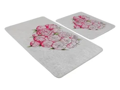 Alfombra De Baño|Ropa De Cama^Alfombra de baño Set (2 piezas) Peonia Djt Multicolor