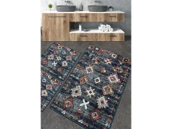 Hot Alfombra de baño Set (3 piezas) Ressal Multicolor