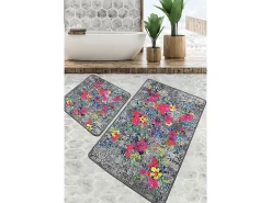 Alfombra de baño Set (2 piezas) Etova multicolor