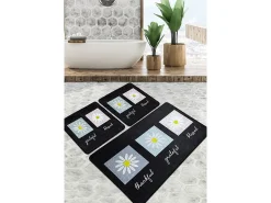 Best Alfombra de baño Set (3 piezas) Blessed Djt Multicolor