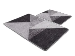 Best Alfombra de baño Set (2 piezas) Phell v2 gris Multicolor