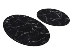 Hot Alfombra de baño Set (2 piezas) Marble DJT Multicolor