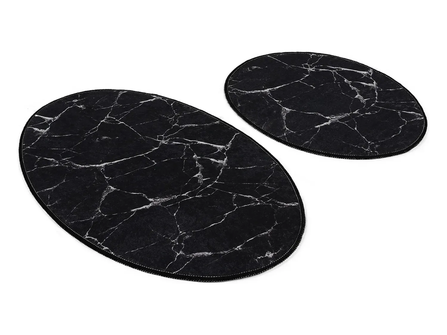 Hot Alfombra de baño Set (2 piezas) Marble DJT Multicolor