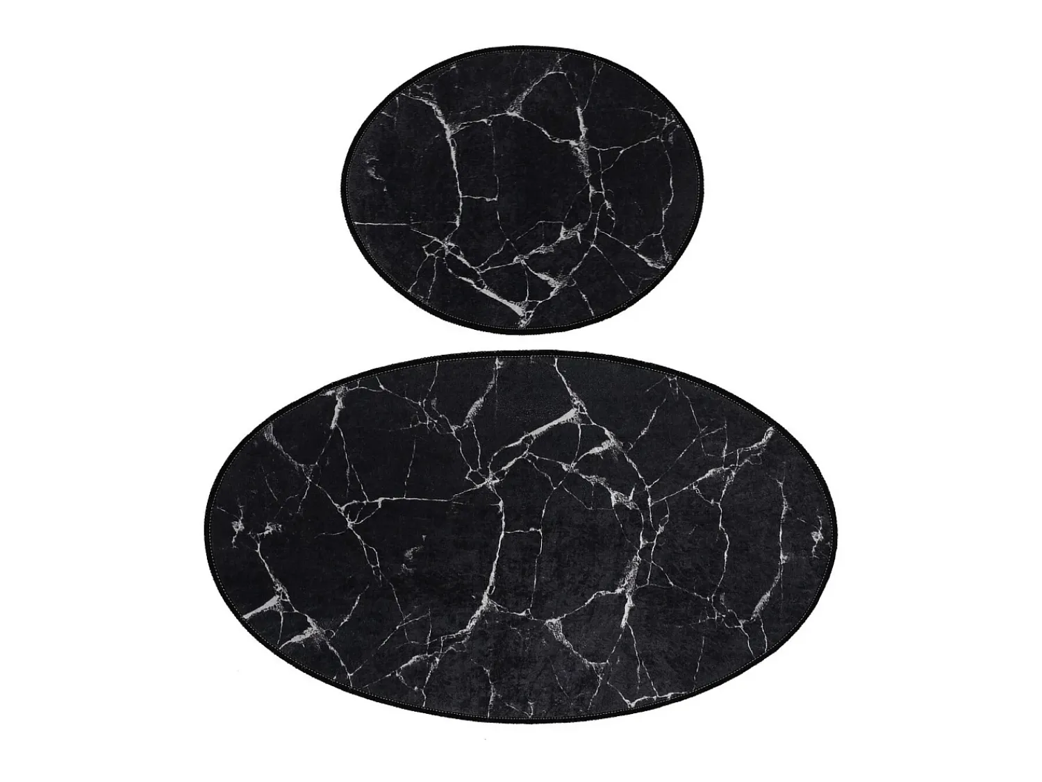 Hot Alfombra de baño Set (2 piezas) Marble DJT Multicolor