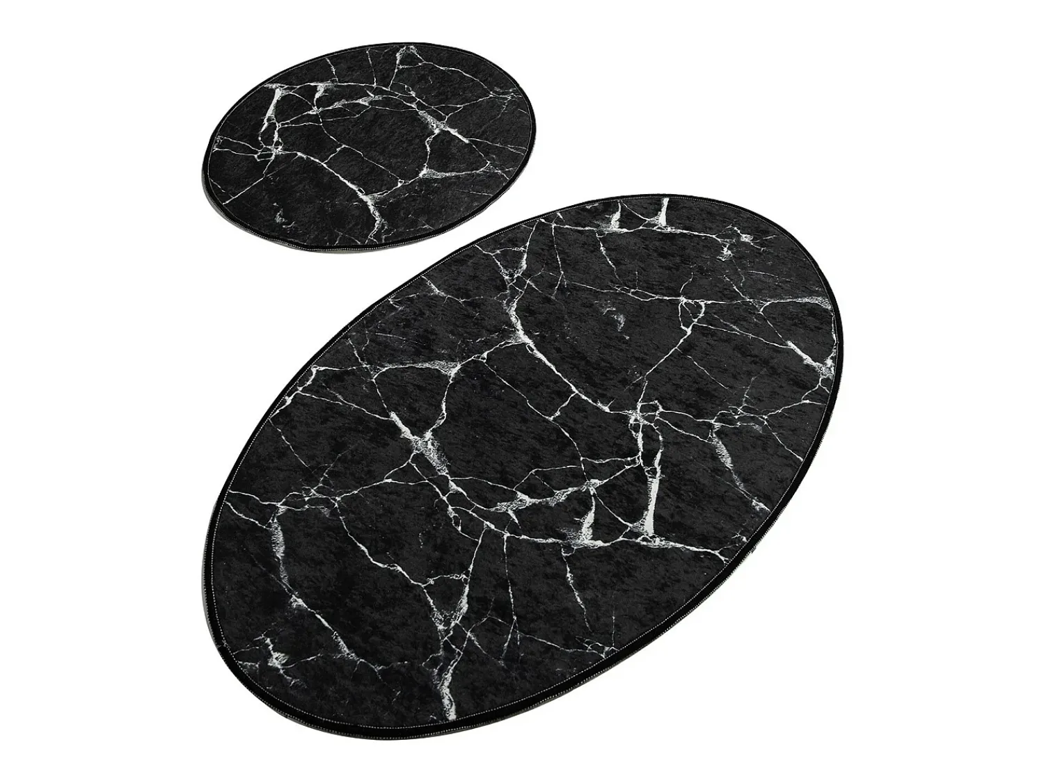 Hot Alfombra de baño Set (2 piezas) Marble DJT Multicolor