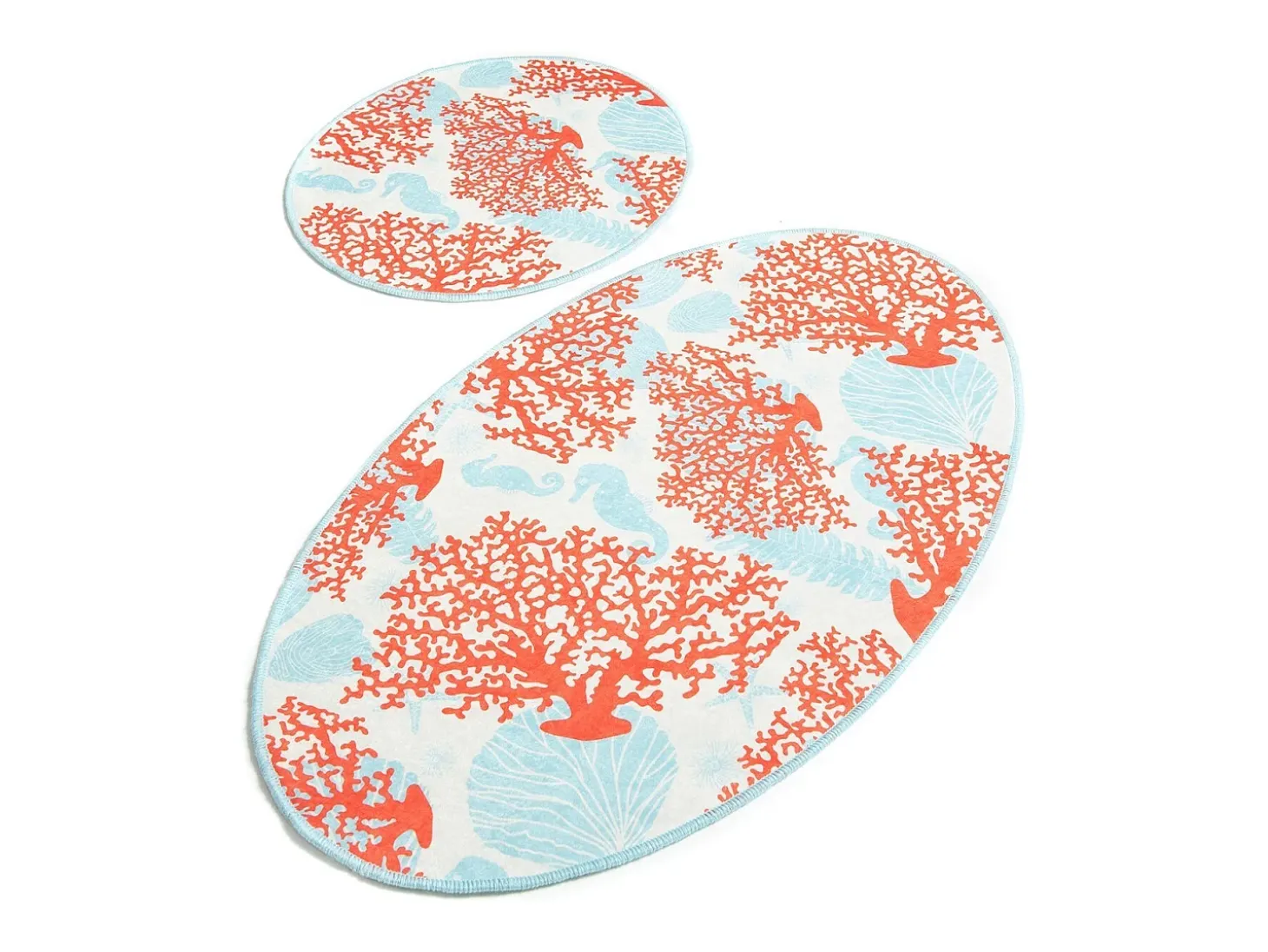 Alfombra de baño Set (2 piezas) Moss DJT multicolor