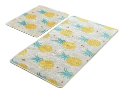 Alfombra de baño Set (2 piezas) Ananas DJT multicolor