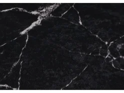 Alfombra de baño Set (3 piezas) Marble blanco negro