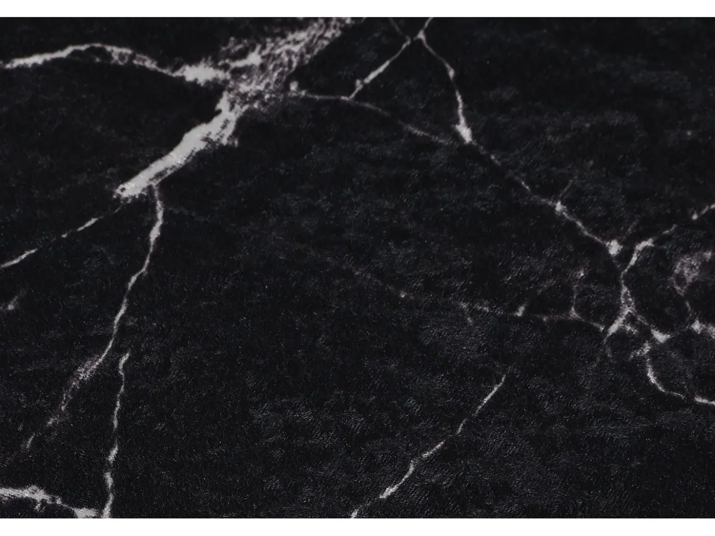 Alfombra de baño Set (3 piezas) Marble blanco negro