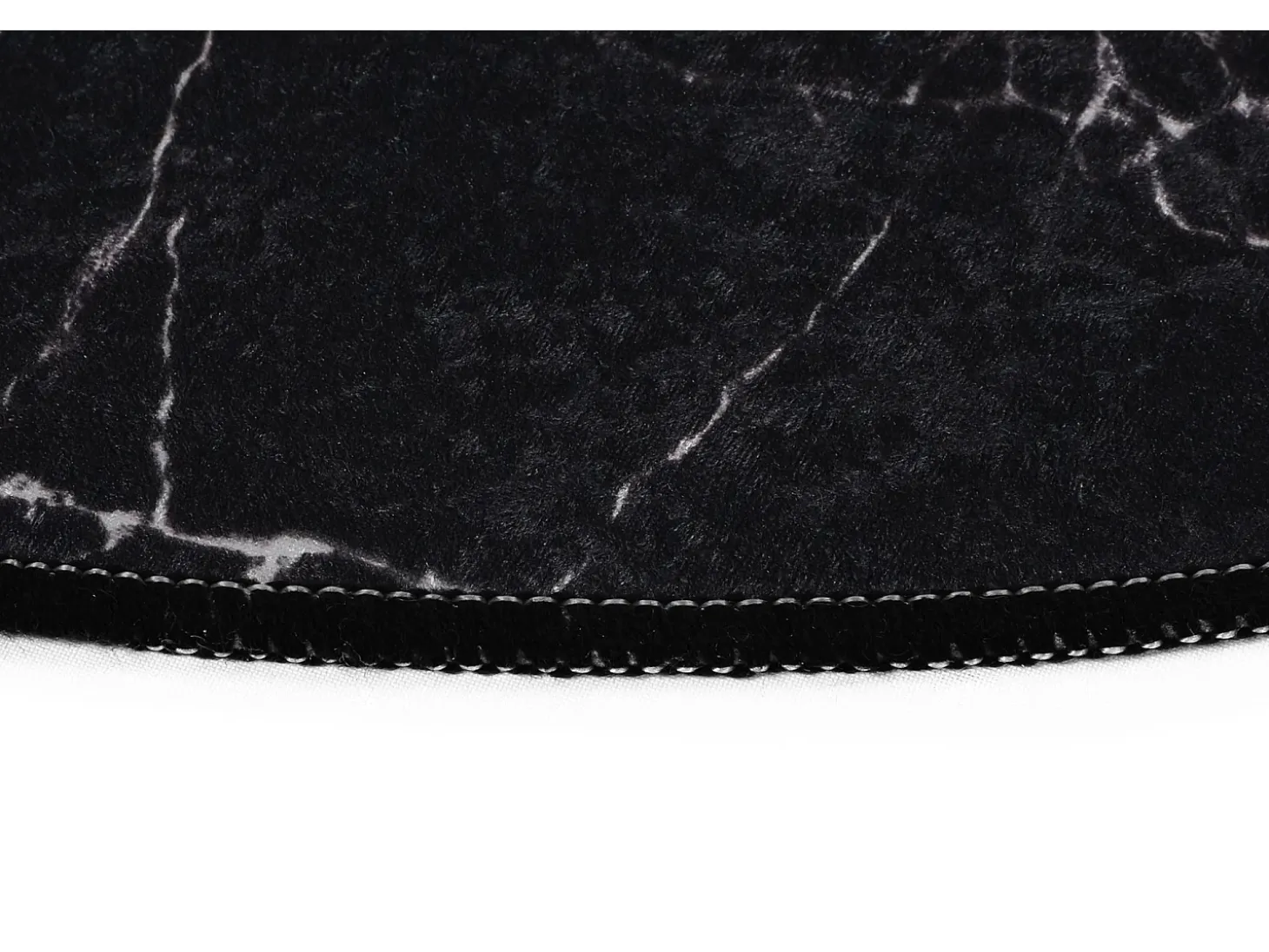 Alfombra de baño Set (3 piezas) Marble blanco negro