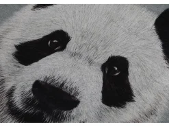 Alfombra de baño Set (2 piezas) Huge Panda DJT gris negro blanco