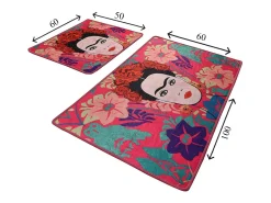 Alfombra de baño Set (2 piezas) Frida multicolor