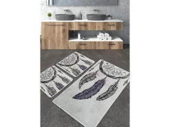 Alfombra De Baño|Ropa De Cama^Alfombra de baño Set (3 piezas) Parast Djt Multicolor