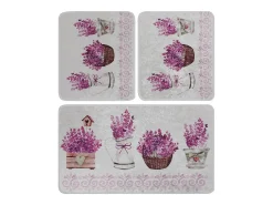 Alfombra de baño Set (3 piezas) Giardino Di Lavanda Djt multicolor