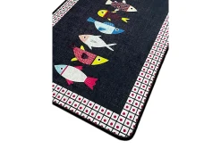 Clearance Alfombra de baño Set (3 piezas) Swing of Fish Djt Multicolor