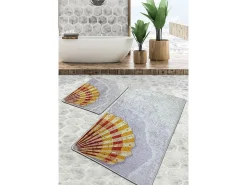Alfombra de baño Set (2 piezas) Concha Djt multicolor