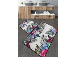 Discount Alfombra de baño Set (2 piezas) Noirobi Multicolor