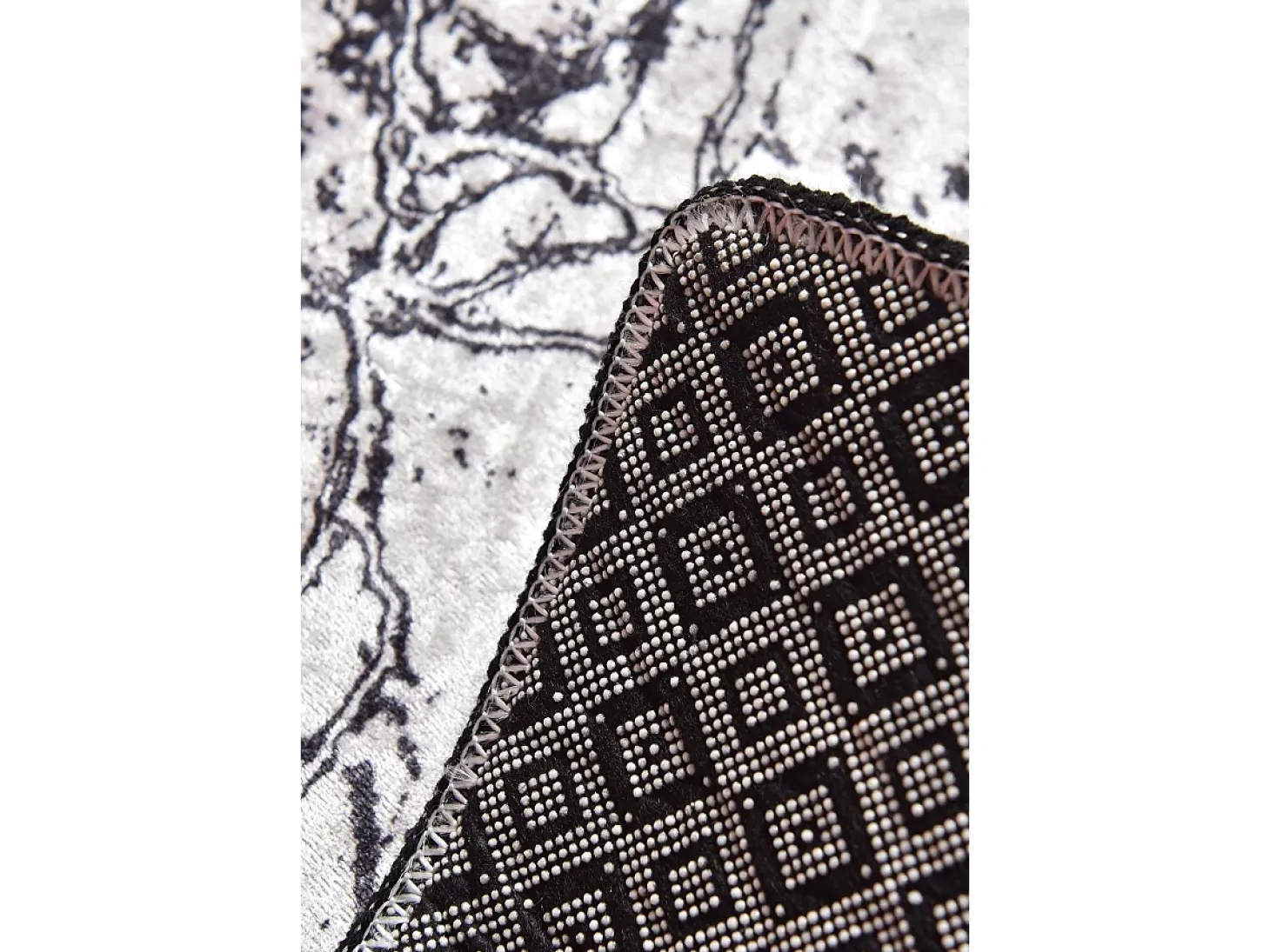Alfombra de baño Set (2 piezas) Marble multicolor