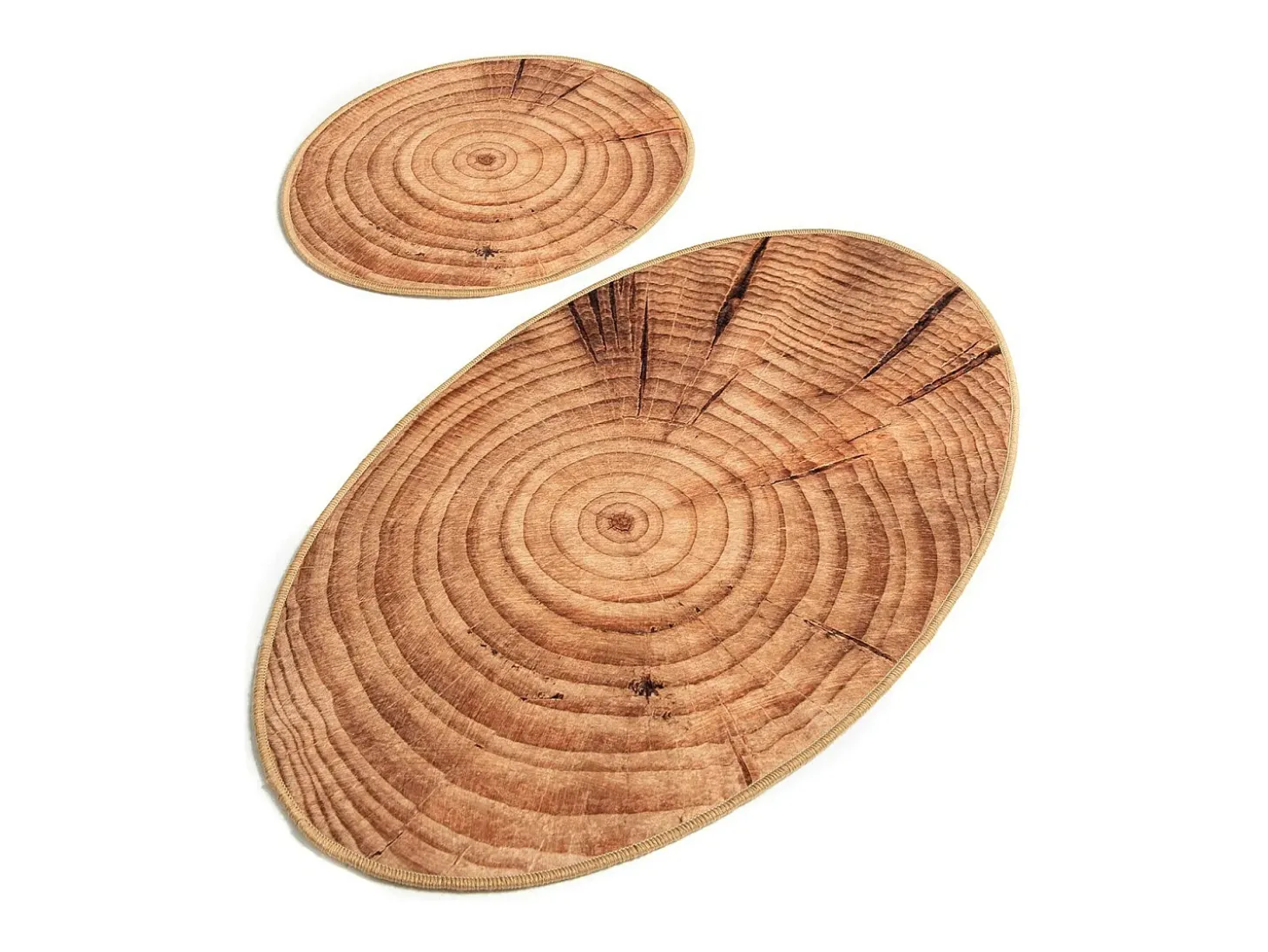 Alfombra de baño Set (2 piezas) Wood DJT multicolor