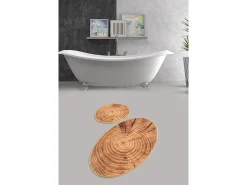 Alfombra de baño Set (2 piezas) Wood DJT multicolor