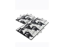 Online Alfombra de baño Set (2 piezas) White Cats Multicolor