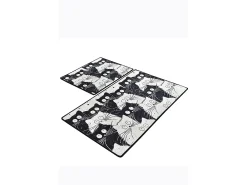Online Alfombra de baño Set (2 piezas) White Cats Multicolor