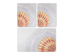 Alfombra de baño Set (3 piezas) Concha Djt multicolor