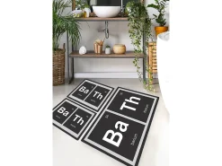 Alfombra de baño Set (3 piezas) Barium multicolor