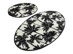 Alfombra de baño Set (2 piezas) Palm DJT multicolor