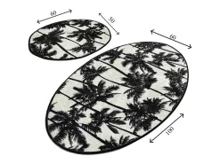 Alfombra de baño Set (2 piezas) Palm DJT multicolor