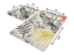 Alfombra De Baño|Ropa De Cama^Alfombra de baño Set (2 piezas) Parrot Multicolor