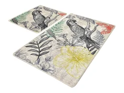 Alfombra De Baño|Ropa De Cama^Alfombra de baño Set (2 piezas) Parrot Multicolor