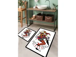 Alfombra de baño Set (2 piezas) Joker multicolor