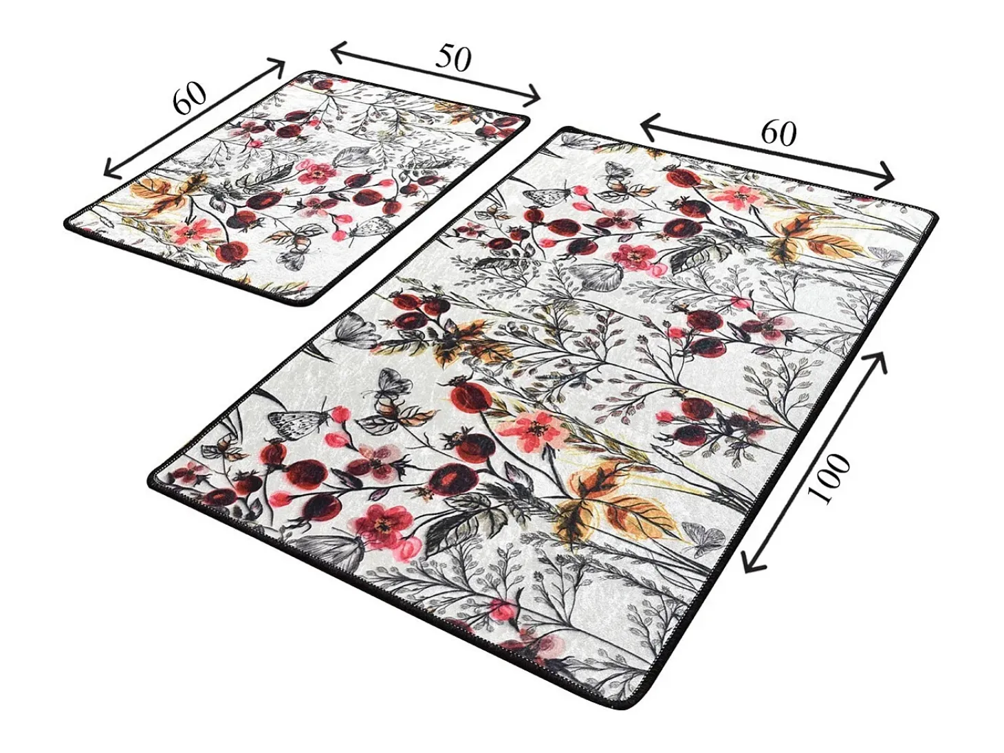 Alfombra de baño Set (2 piezas) Bundy multicolor